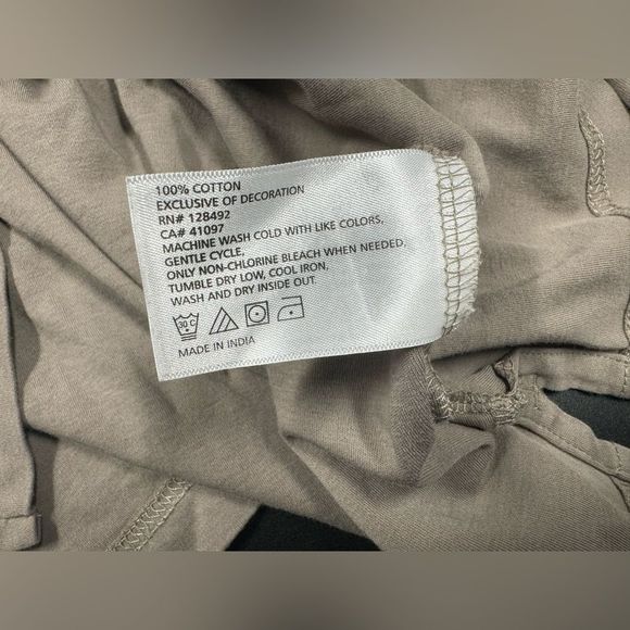 Greg Norman Performance Long Sleeve Polo 1/4 Zip Pullover Sweatshirt XL Tan - Picture 7 of 8